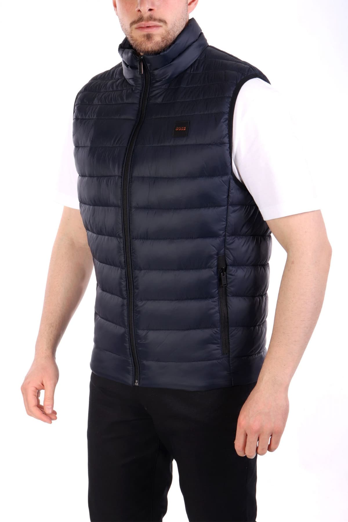 BOSS CASUAL ΑΜΑΝΙΚΟ ΜΠΟΥΦΑΝ ODENO2 ΣΚΟΥΡΟ ΜΠΛΕ