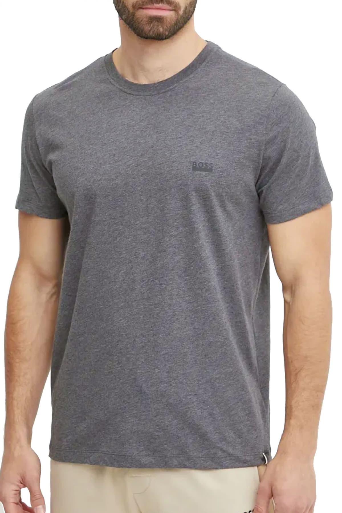 BOSS ΕΣΩΡΟΥΧΟ T-SHIRT RN CREW NECK ΑΝΘΡΑΚΙ