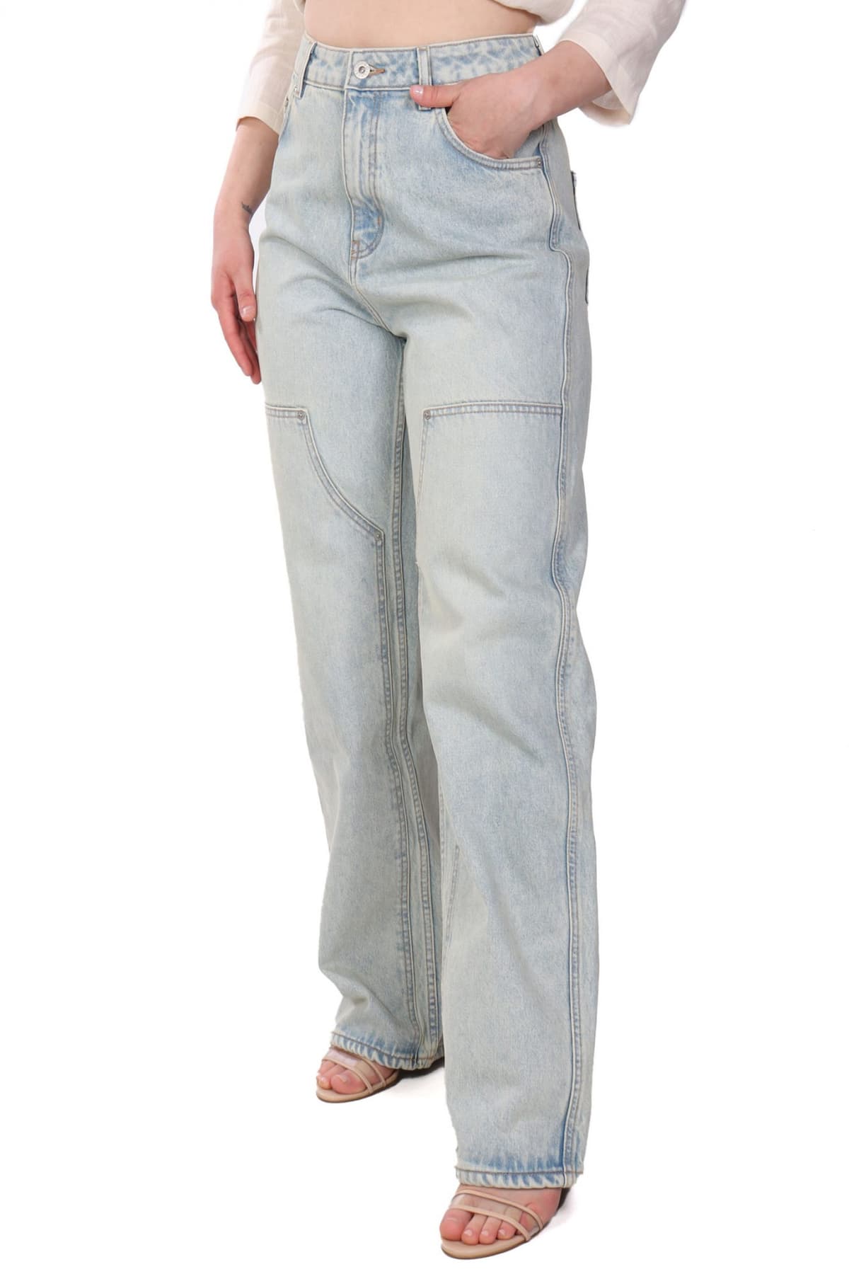 HUGO BLUE ΠΑΝΤΕΛΟΝΙ JEANS GETARA_2_B ΑΝΟΙΧΤΟ ΜΠΛΕ