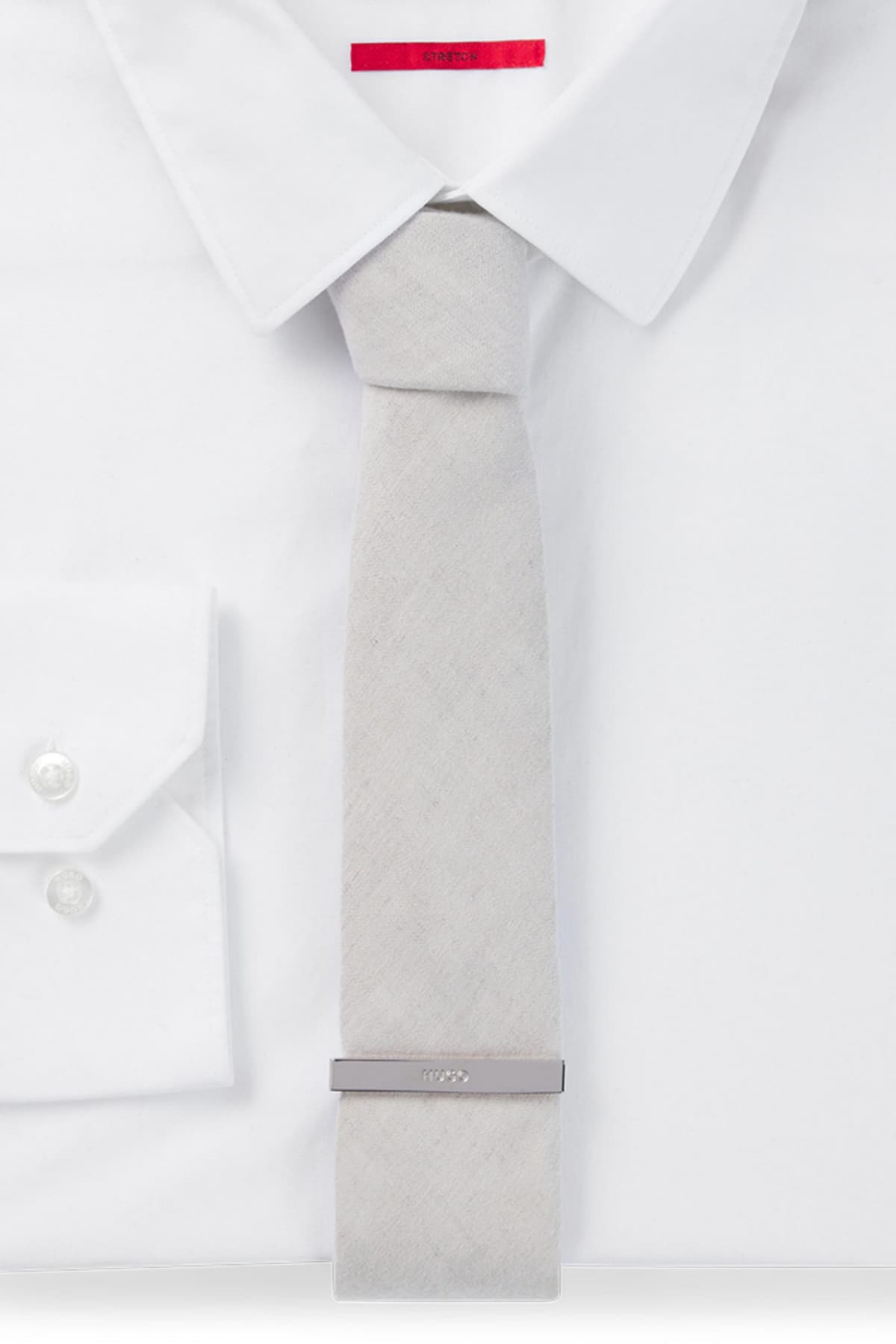 HUGO ΚΛΙΠ ΓΡΑΒΑΤΑΣ E-REDLINE-TIE ΡΟΖ