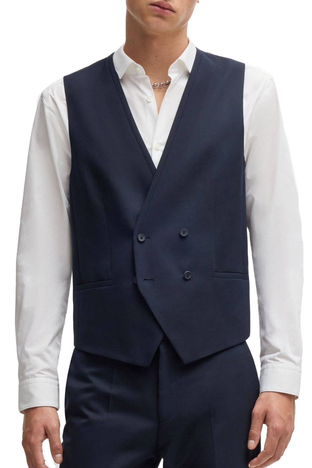 HUGO ΚΟΣΤΟΥΜΙ ARTI/HESTEN 242V1X EXTRA-SLIM FIT ΜΠΛΕ