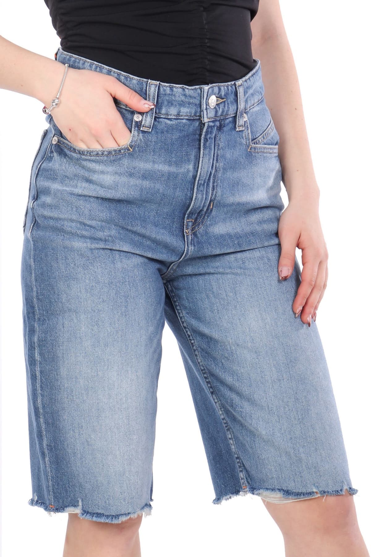 BOSS TZIN ΒΕΡΜΟΥΔΑ C_DENIM JORTS ΜΠΛΕ