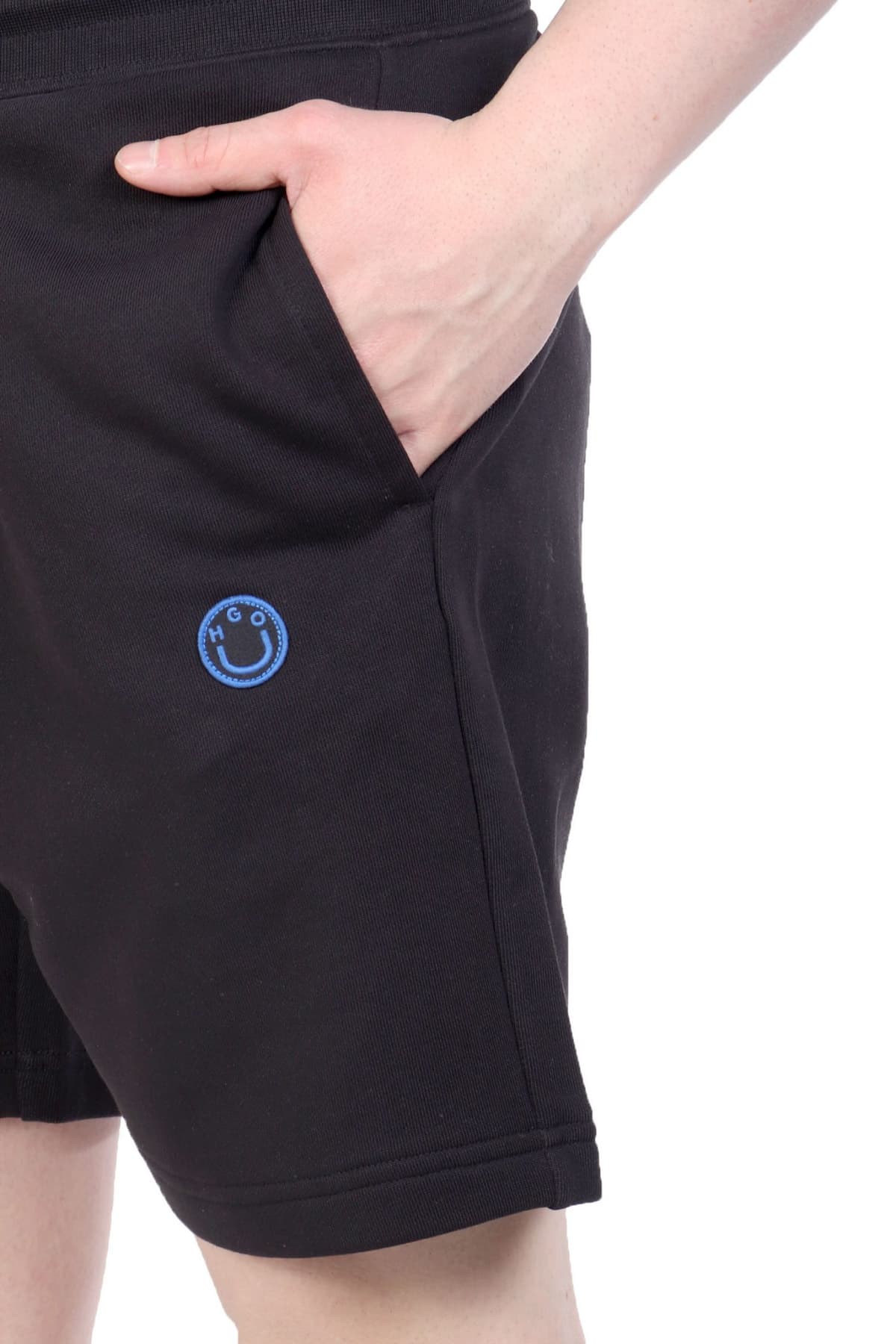 HUGO BLUE ΒΕΡΜΟΥΔΑ ΦΟΥΤΕΡ NYLSHO ΜΑΥΡΟ