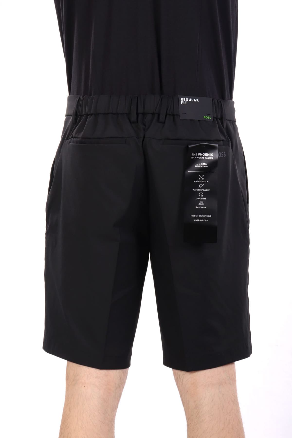 BOSS ATHLEISURE ΒΕΡΜΟΥΔΑ CHINO REGULAR FIT S PHOENIX ΜΑΥΡΟ