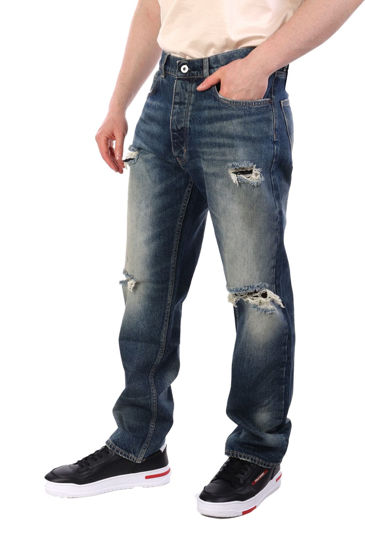 HUGO BLUE ΠΑΝΤΕΛΟΝΙ JEANS STRAIGHT ΦΘΟΡΕΣ JONAH ΜΠΛΕ