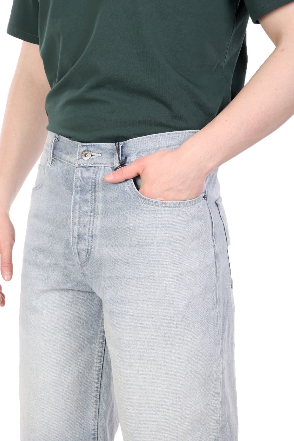 HUGO BLUE ΒΕΡΜΟΥΔΑ JEANS SKATE SHORTS ΓΑΛΑΖΙΟ