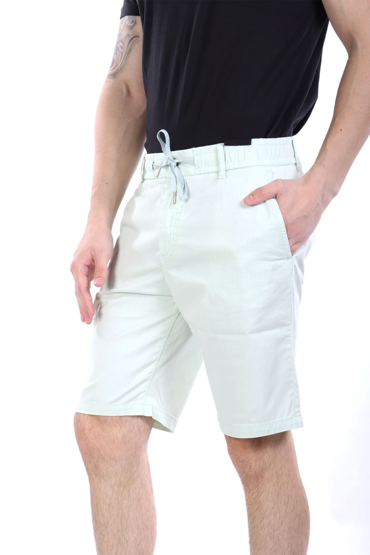 BOSS CASUAL ΒΕΡΜΟΥΔΑ CHINO TAPERED FIT CHINO-TAPERED-DS-1-S ΦΥΣΤΙΚΙ