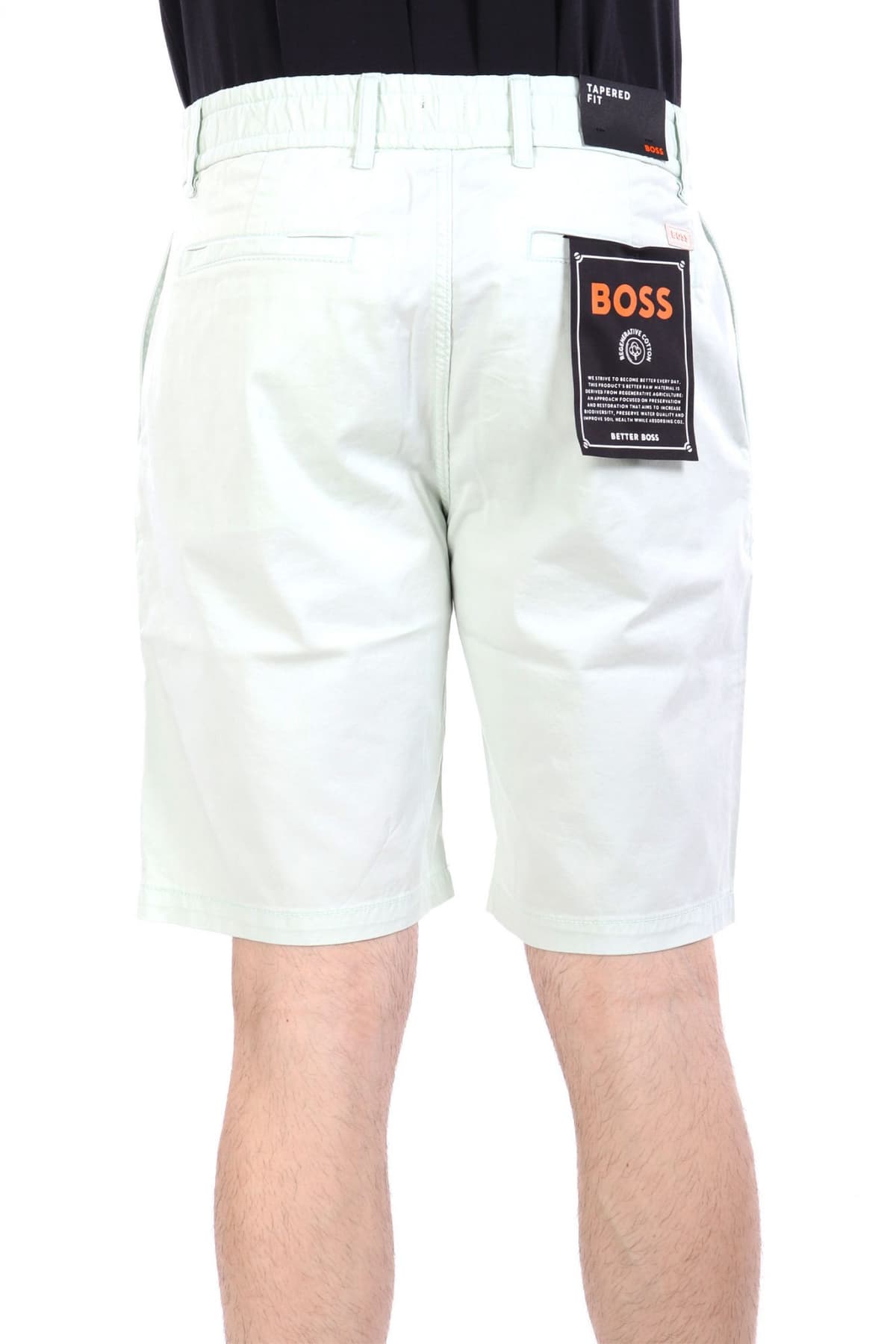 BOSS CASUAL ΒΕΡΜΟΥΔΑ CHINO TAPERED FIT CHINO-TAPERED-DS-1-S ΦΥΣΤΙΚΙ