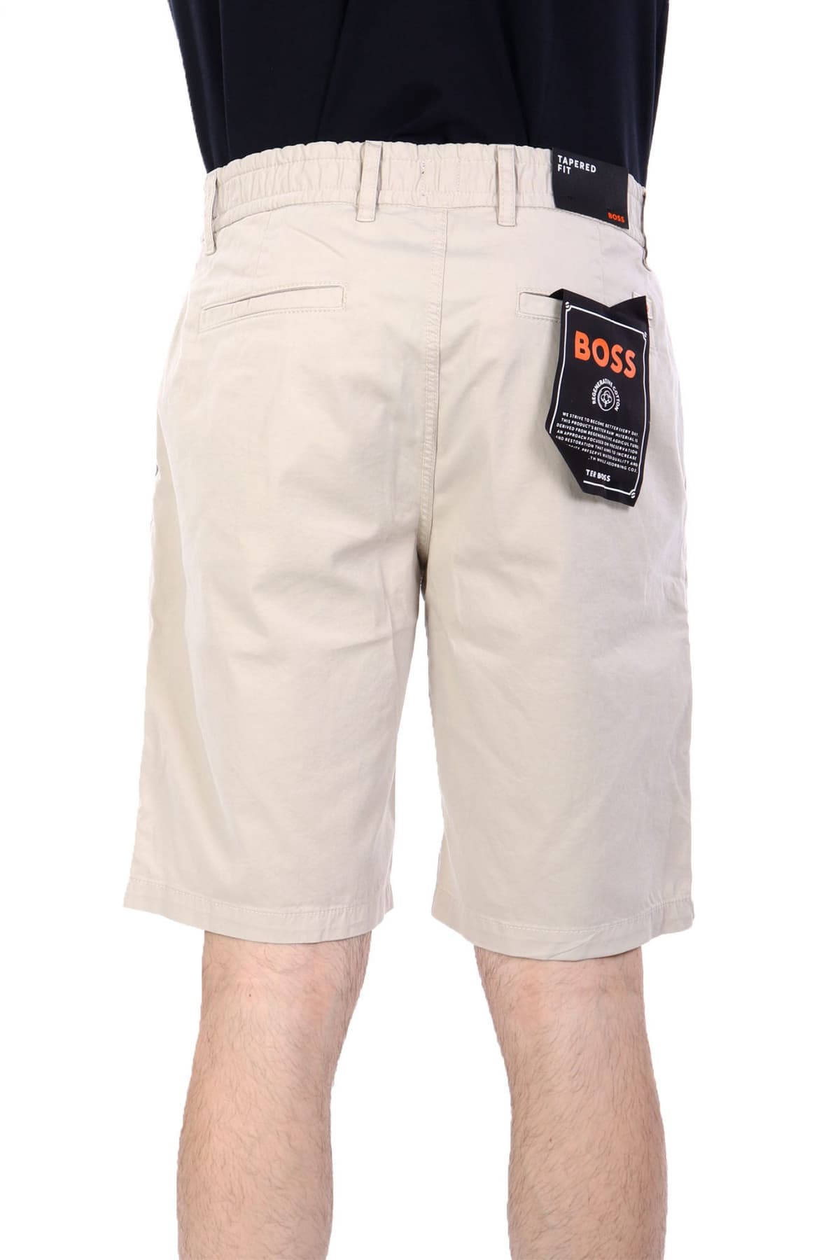 BOSS CASUAL ΒΕΡΜΟΥΔΑ CHINO TAPERED FIT CHINO-TAPERED-DS-1-S ΜΠΕΖ