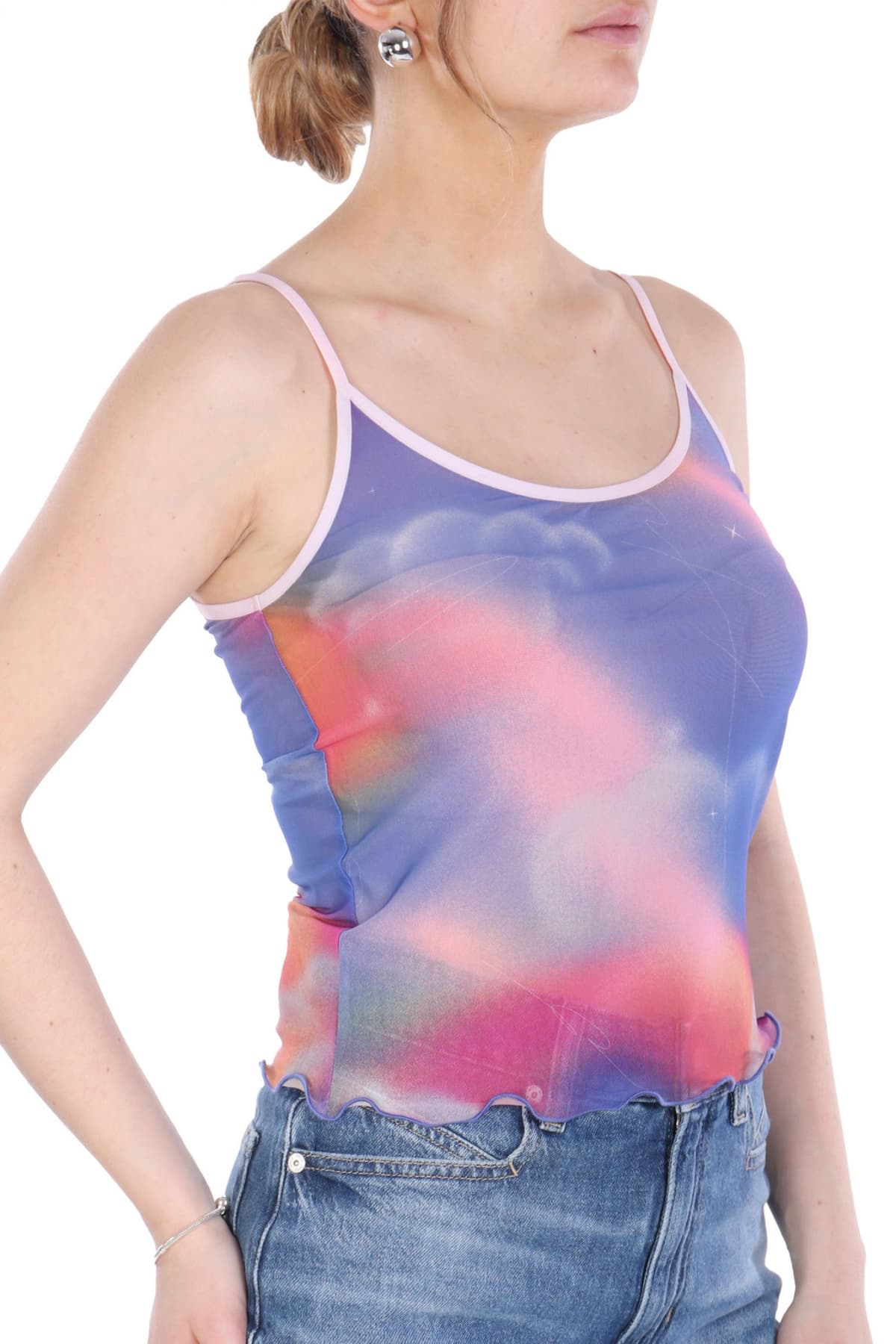 HUGO BLUE TANK TOP DORINELA_B ΠΟΛΥΧΡΩΜΟ