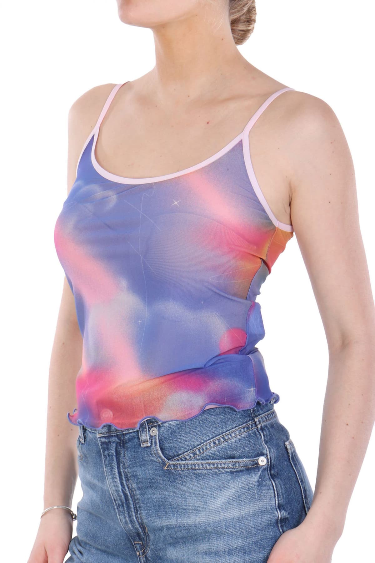 HUGO BLUE TANK TOP DORINELA_B ΠΟΛΥΧΡΩΜΟ