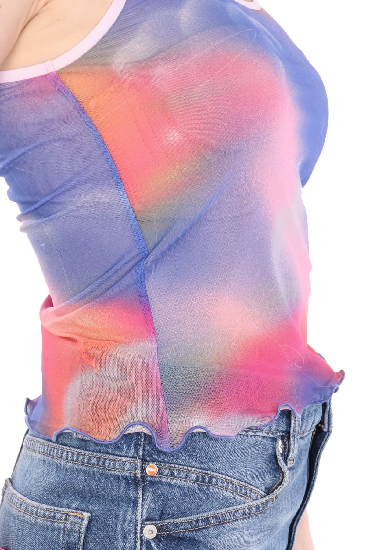 HUGO BLUE TANK TOP DORINELA_B ΠΟΛΥΧΡΩΜΟ