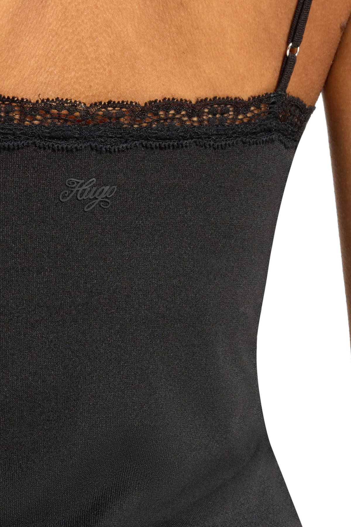 HUGO BLUE TANK TOP DELE_B ΔΑΝΤΕΛΑ ΣΟΥΡΑ ΜΠΡΟΣΤΑ ΜΑΥΡΟ