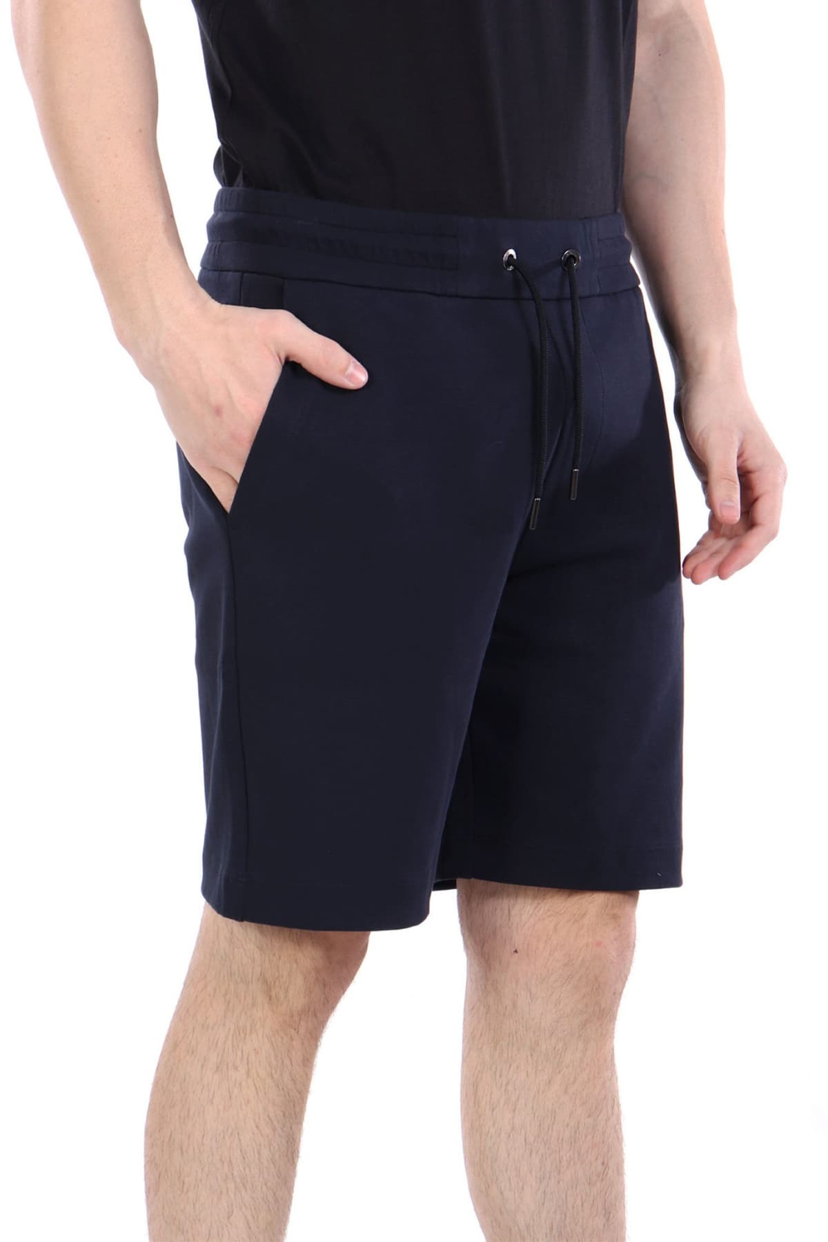 BOSS ΒΕΡΜΟΥΔΑ JERSEY C-LEONI 01 ΜΠΛΕ