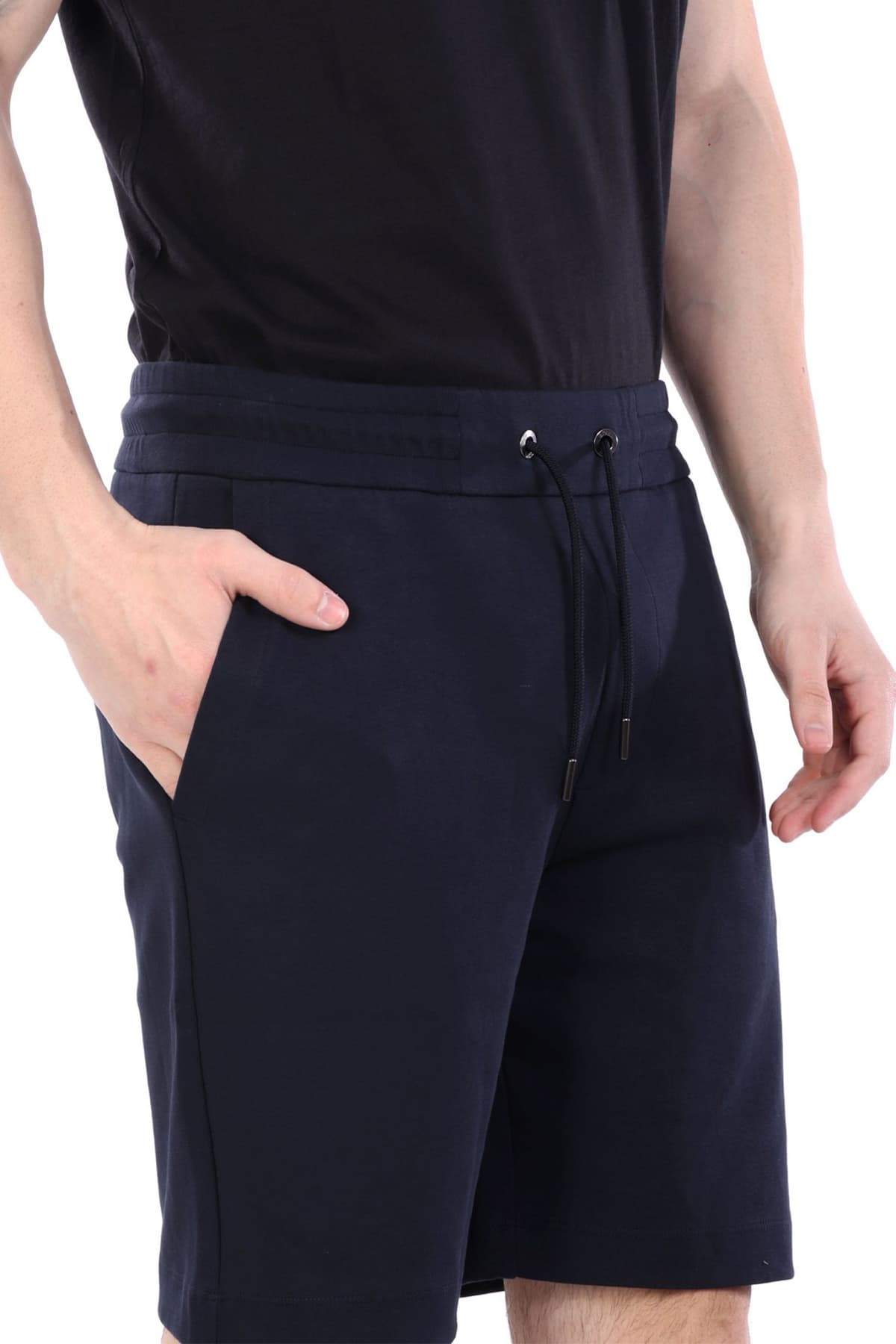 BOSS ΒΕΡΜΟΥΔΑ JERSEY C-LEONI 01 ΜΠΛΕ