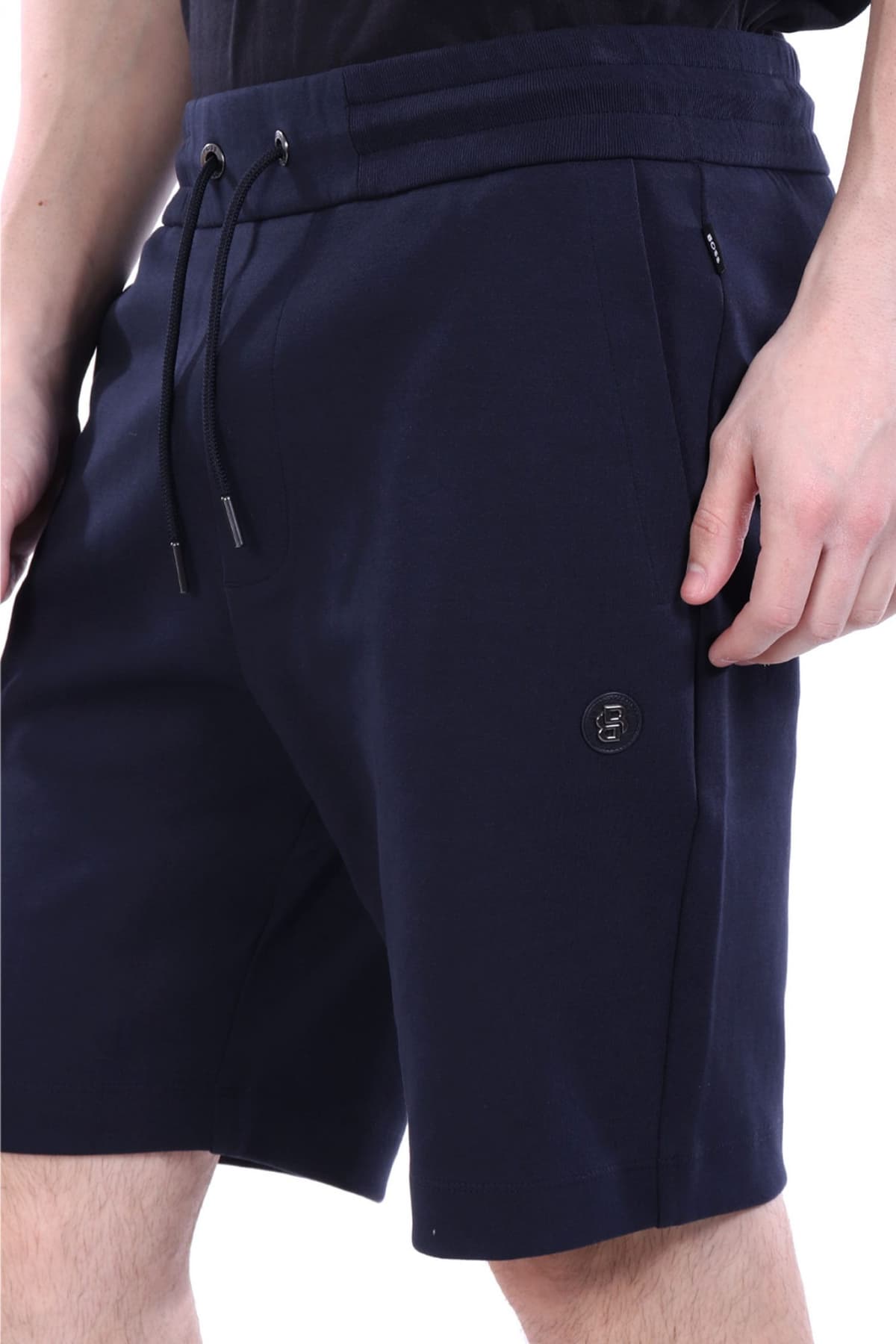 BOSS ΒΕΡΜΟΥΔΑ JERSEY C-LEONI 01 ΜΠΛΕ