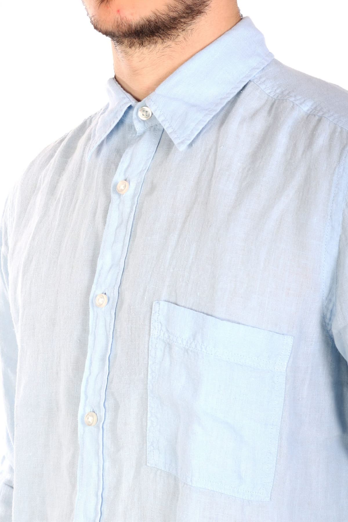 BOSS CASUAL ΠΟΥΚΑΜΙΣΟ ΛΙΝΟ REGULAR FIT RELEGANT 6 M ΣΙΕΛ