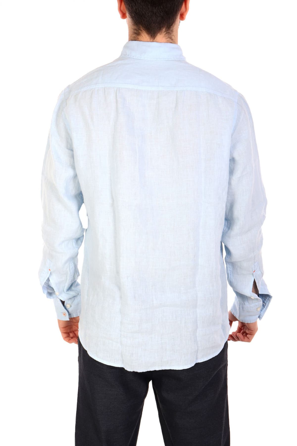 BOSS CASUAL ΠΟΥΚΑΜΙΣΟ ΛΙΝΟ REGULAR FIT RELEGANT 6 M ΣΙΕΛ