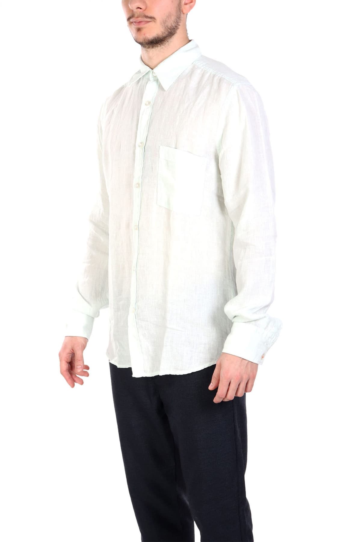 BOSS CASUAL ΠΟΥΚΑΜΙΣΟ ΛΙΝΟ REGULAR FIT RELEGANT 6 M ΜΕΝΤΑ