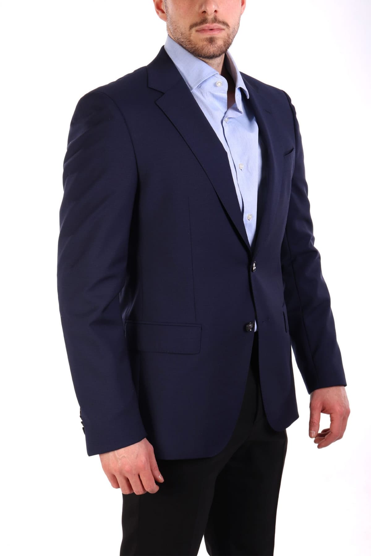 BOSS ΣΑΚΑΚΙ ΚΟΥΣΤΟΥΜΙΟΥ SLIM FIT H-HUGE-S-MM-251 ΜΠΛΕ