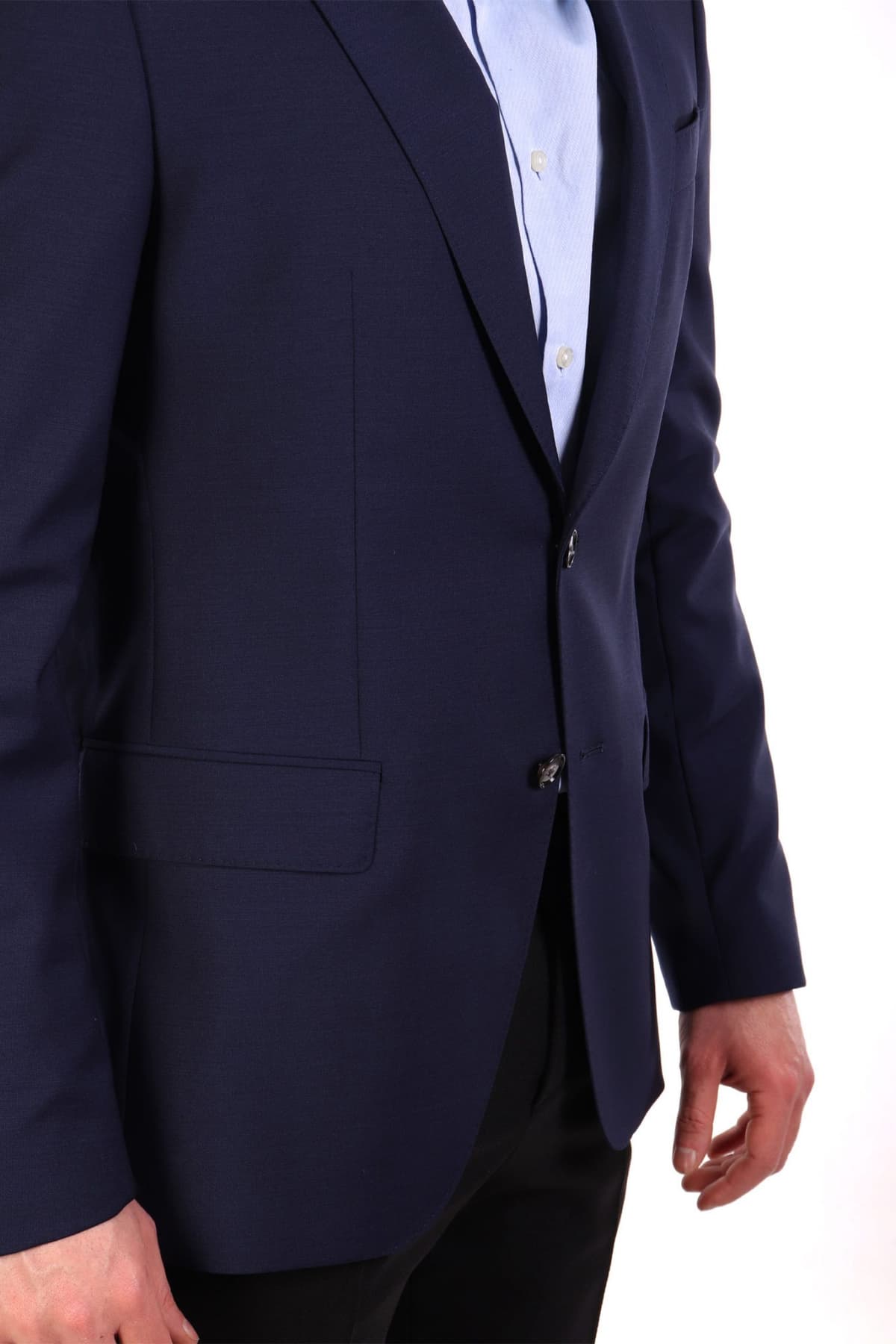 BOSS ΣΑΚΑΚΙ ΚΟΥΣΤΟΥΜΙΟΥ SLIM FIT H-HUGE-S-MM-251 ΜΠΛΕ