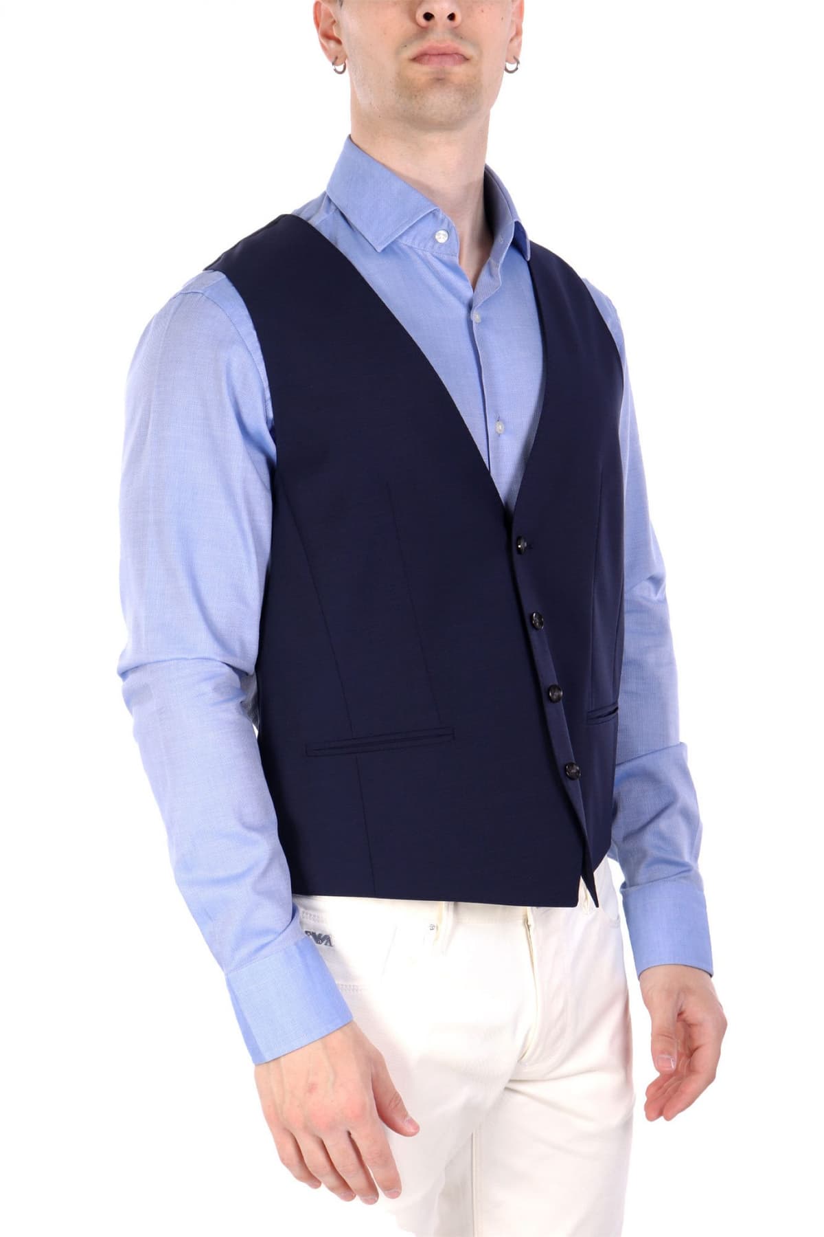 BOSS ΓΙΛΕΚΟ ΚΟΣΤΟΥΜΙΟΥ H-HUGE-VEST-251 ΜΠΛΕ