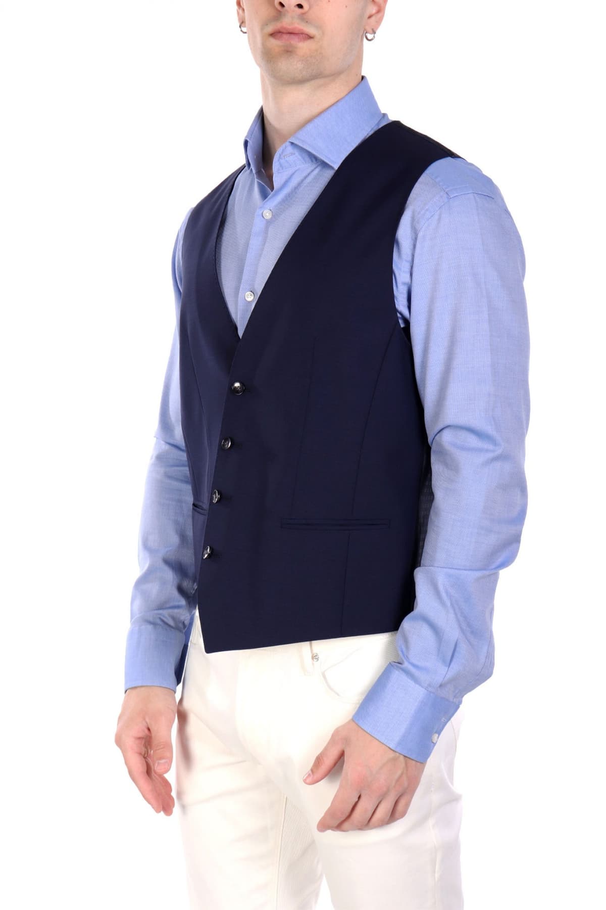 BOSS ΓΙΛΕΚΟ ΚΟΣΤΟΥΜΙΟΥ H-HUGE-VEST-251 ΜΠΛΕ