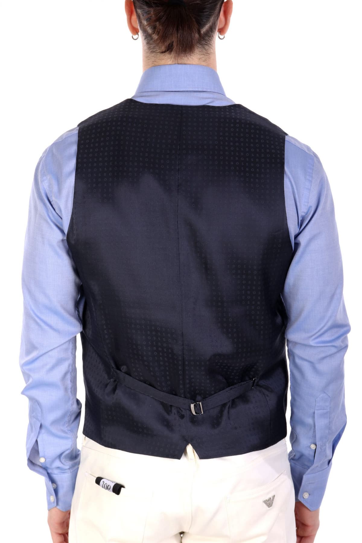 BOSS ΓΙΛΕΚΟ ΚΟΣΤΟΥΜΙΟΥ H-HUGE-VEST-251 ΜΠΛΕ