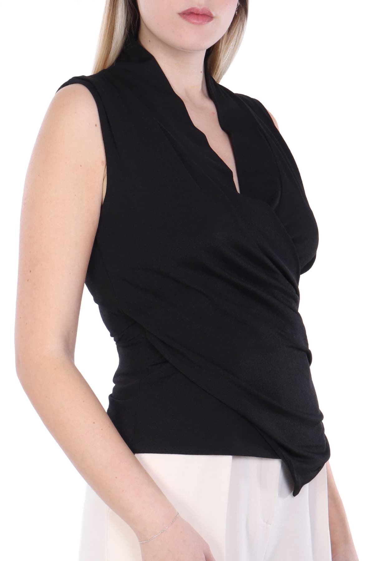 BOSS TOP JERSEY EUANA ΜΑΥΡΟ