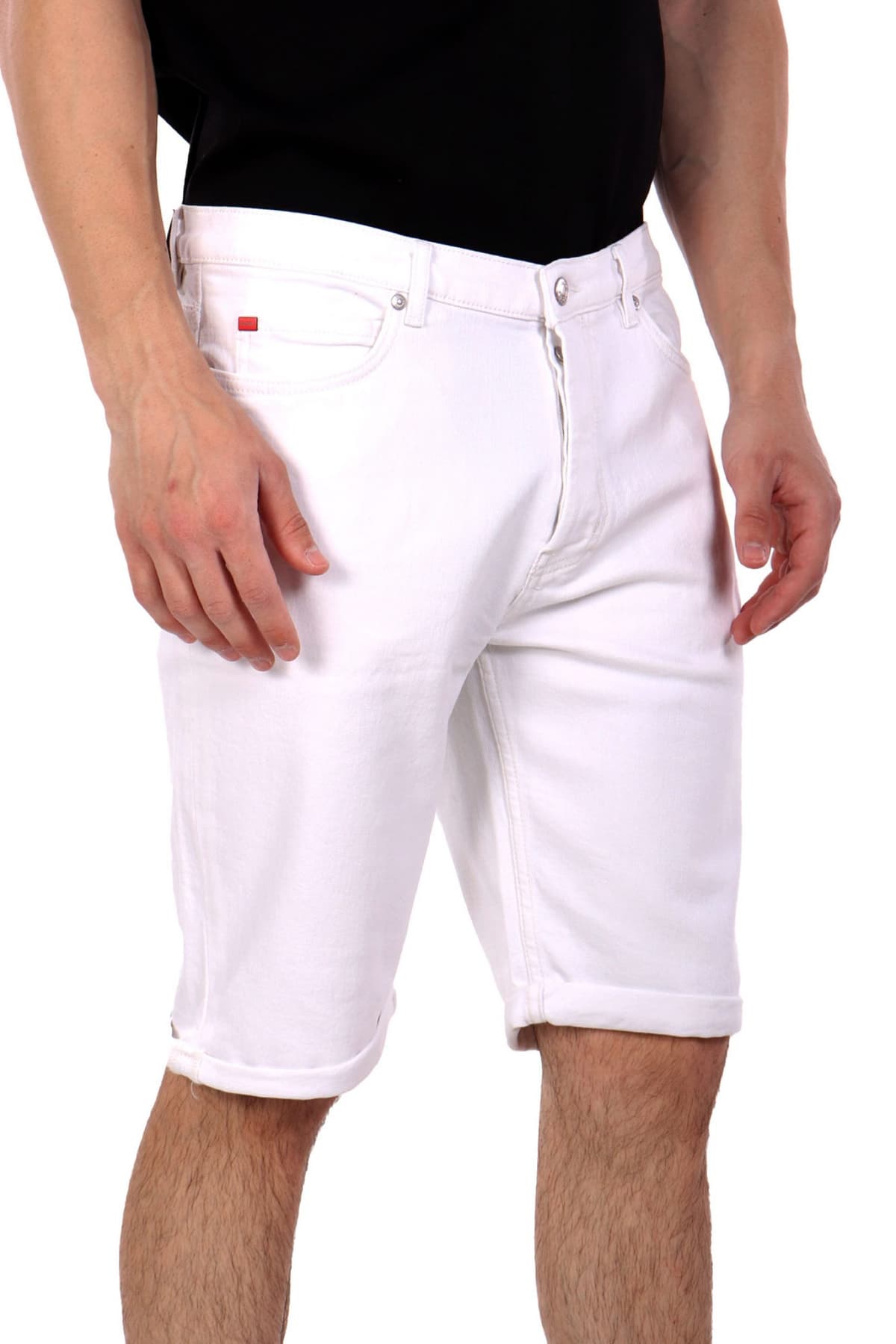 HUGO ΒΕΡΜΟΥΔΑ JEANS HUGO 634/S ΛΕΥΚΟ