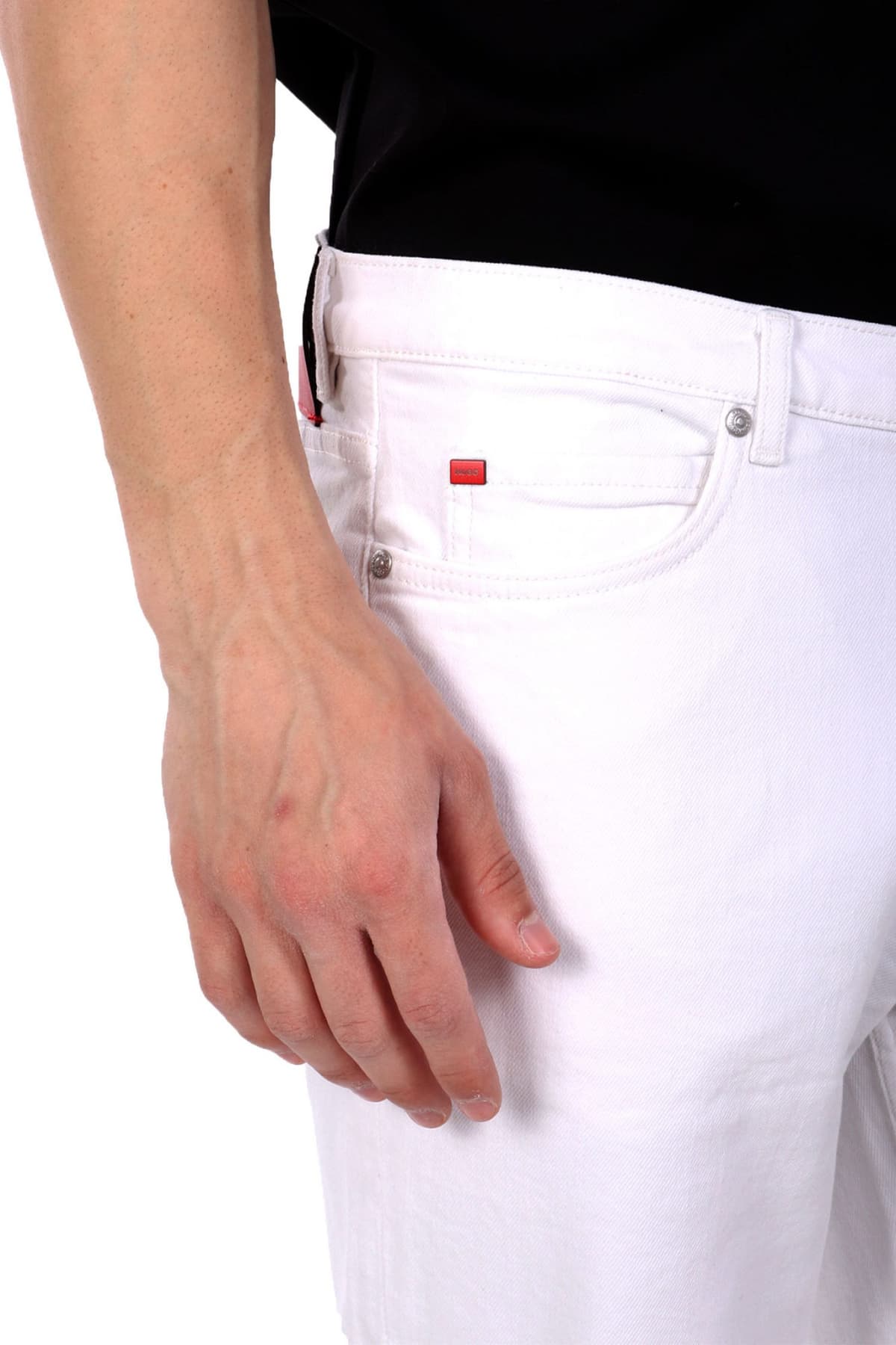 HUGO ΒΕΡΜΟΥΔΑ JEANS HUGO 634/S ΛΕΥΚΟ