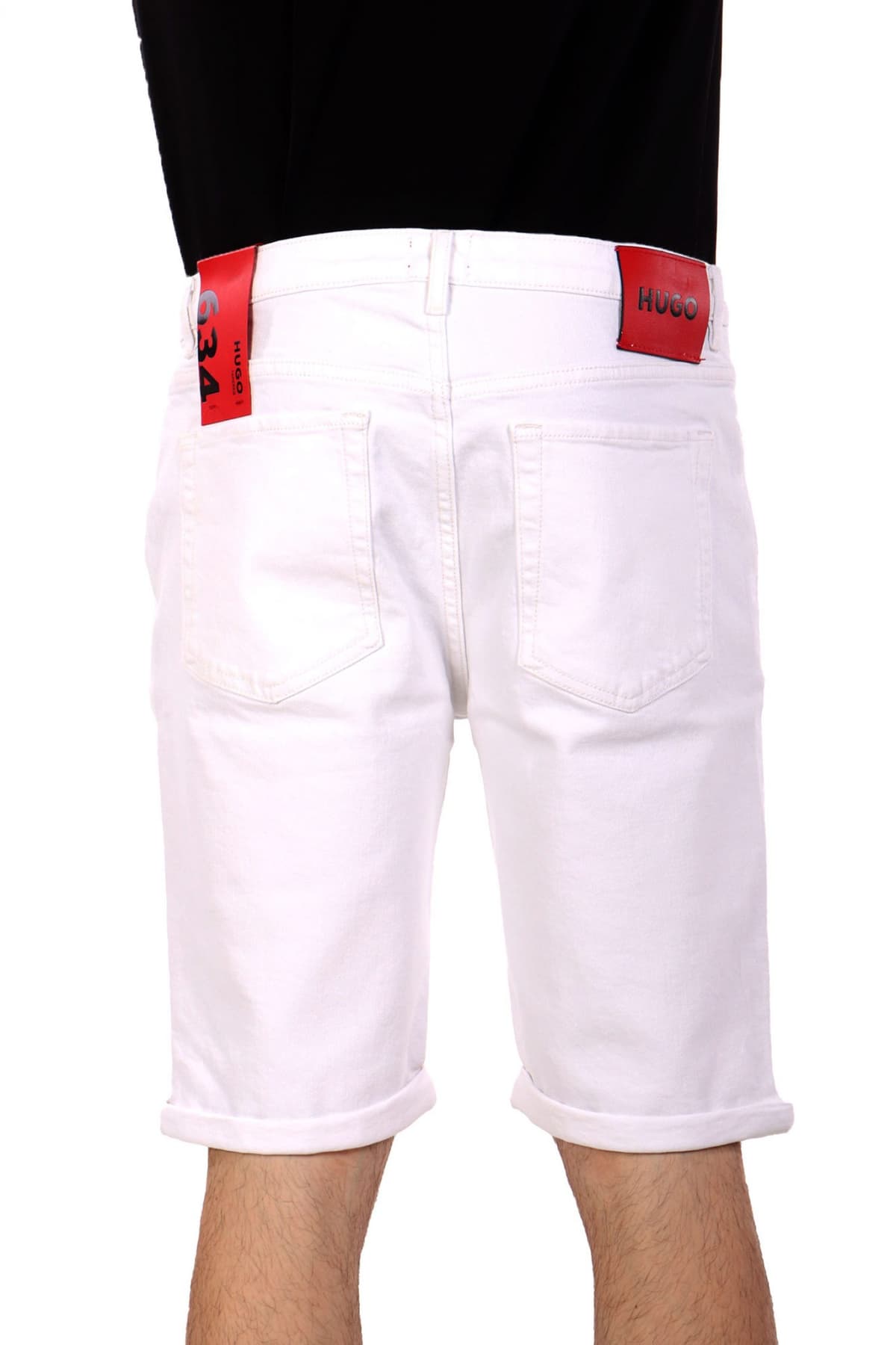 HUGO ΒΕΡΜΟΥΔΑ JEANS HUGO 634/S ΛΕΥΚΟ