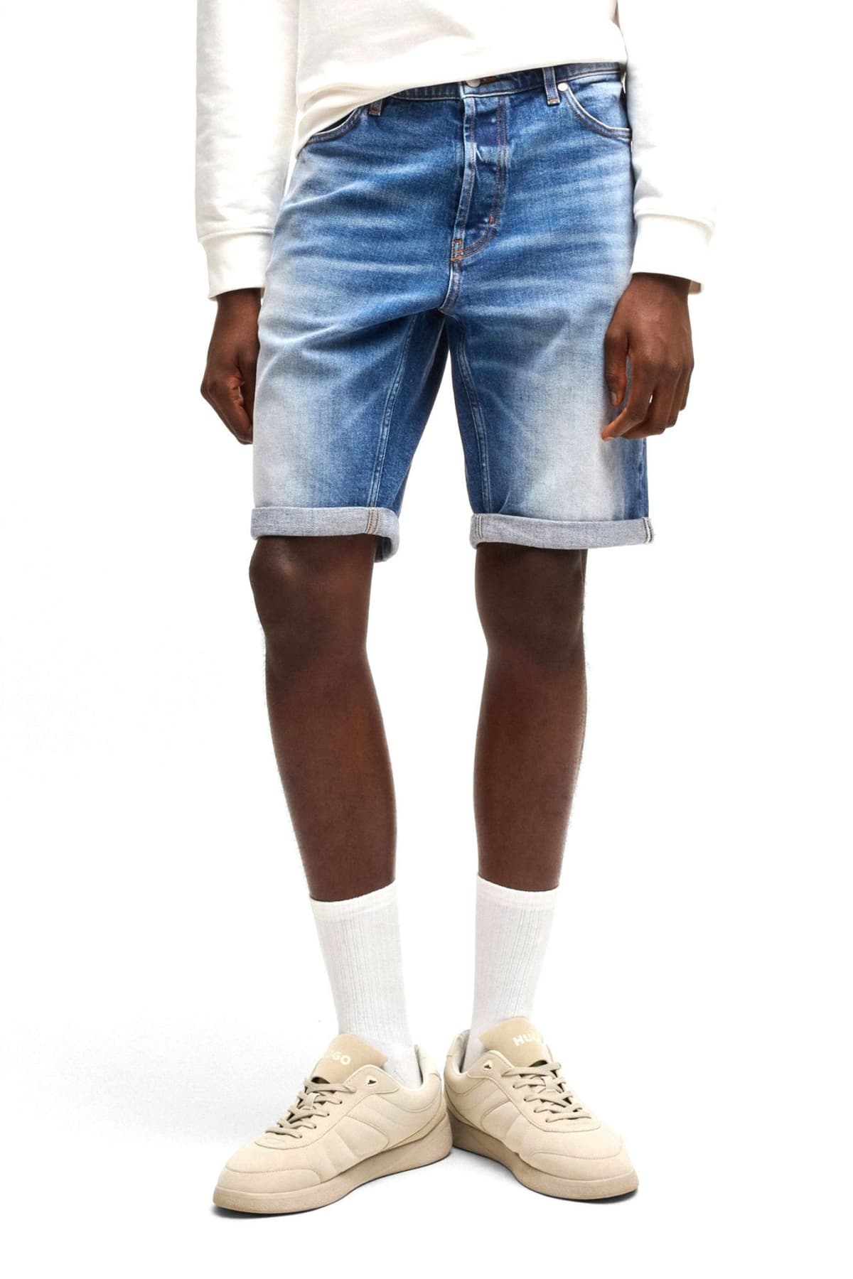 HUGO ΒΕΡΜΟΥΔΑ JEANS 634/S DENIM ΜΠΛE