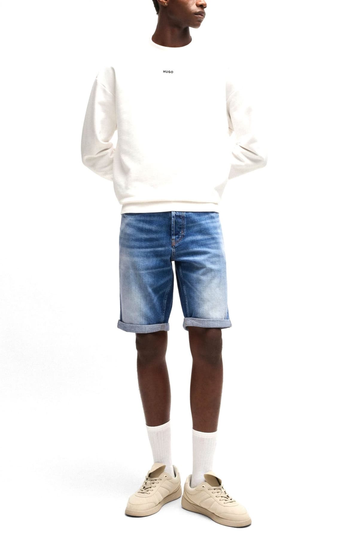 HUGO ΒΕΡΜΟΥΔΑ JEANS 634/S DENIM ΜΠΛE