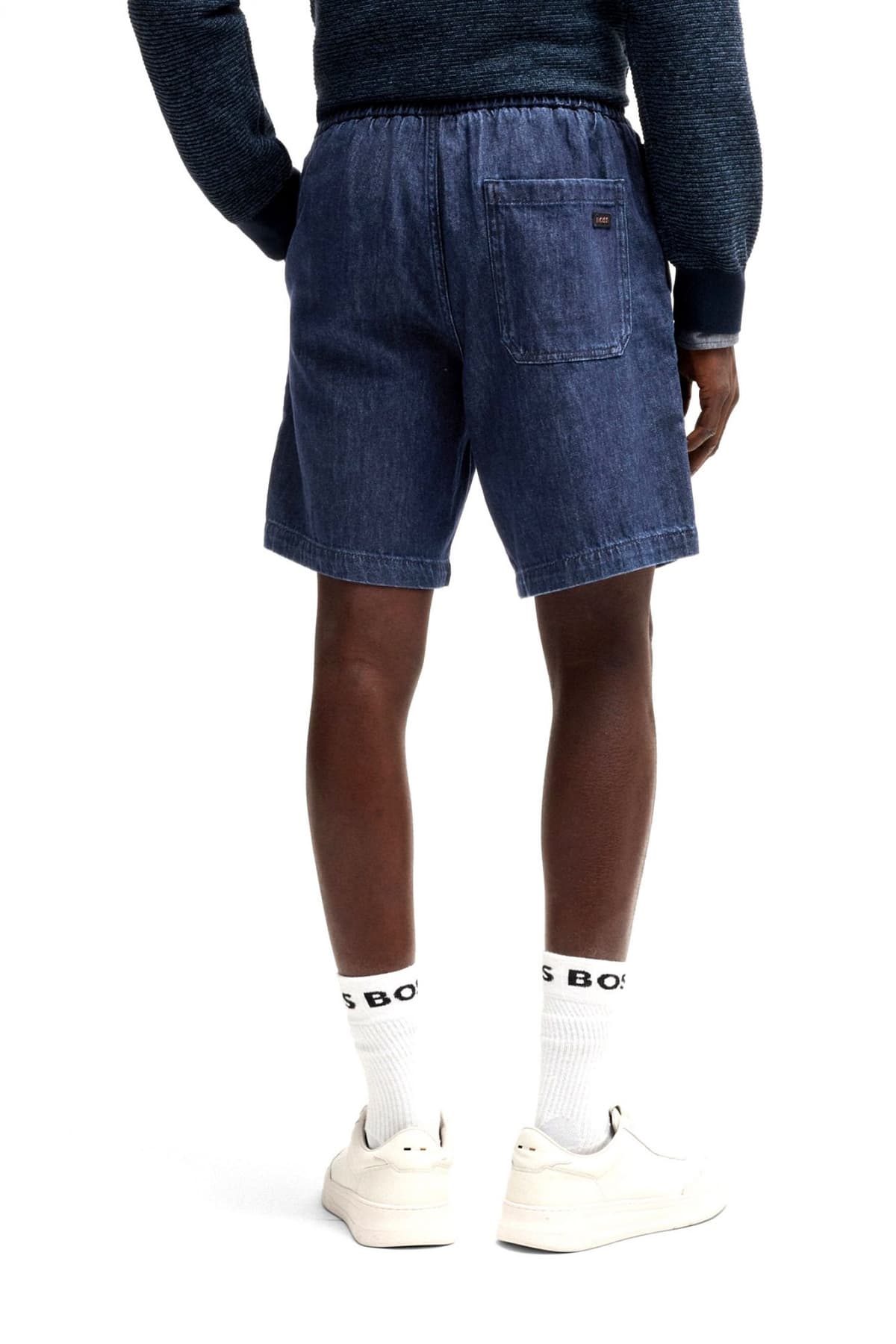 BOSS CASUAL ΒΕΡΜΟΥΔΑ JEANS SANDREW SHORTS BO ΜΠΛΕ