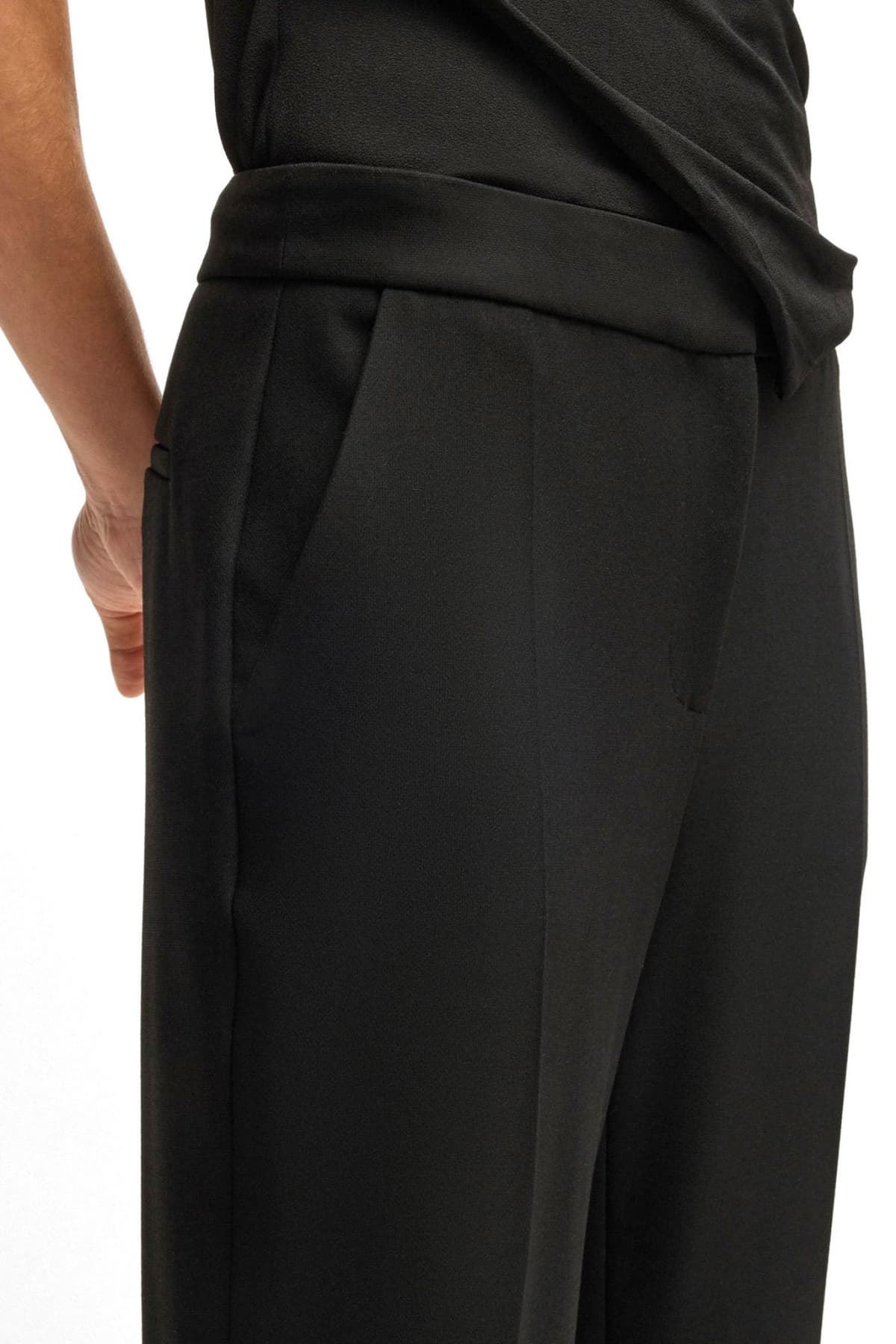 BOSS ΠΑΝΤΕΛΟΝΙ CHINO TIMASA1 ΚΑΠΡΙ ΜΑΥΡΟ