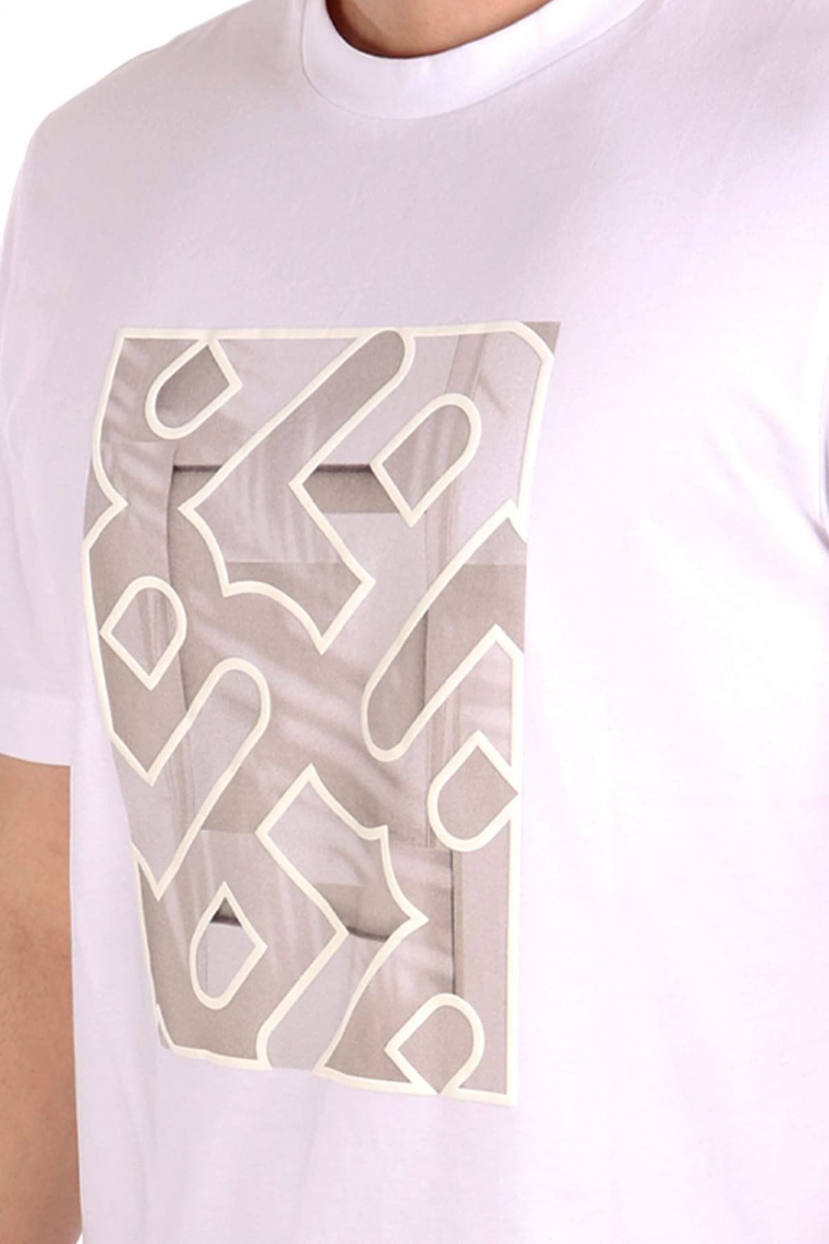 BOSS T-SHIRT H-TAUT 81 ΛΕΥΚΟ