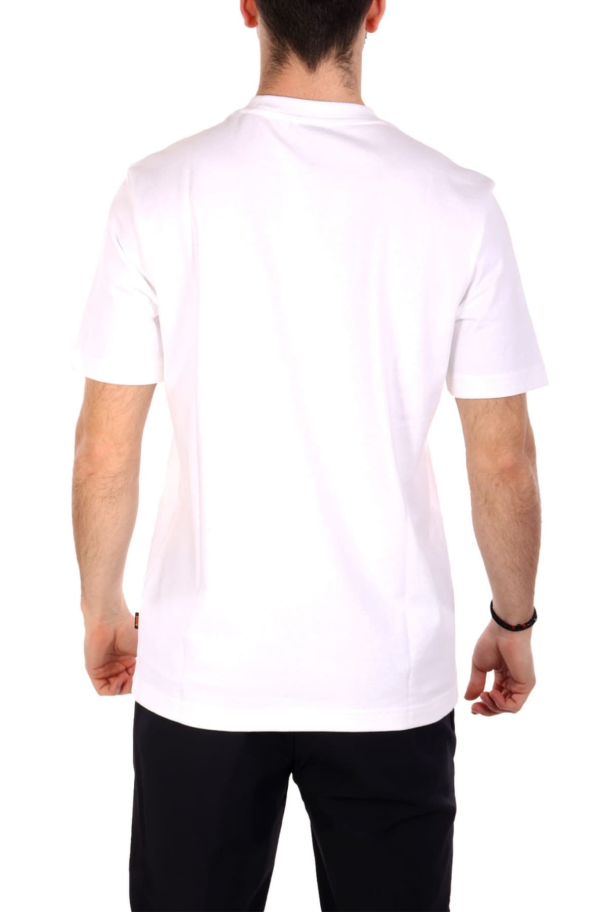 BOSS CASUAL T-SHIRT TE_ONTHEWAY ΛΕΥΚΟ