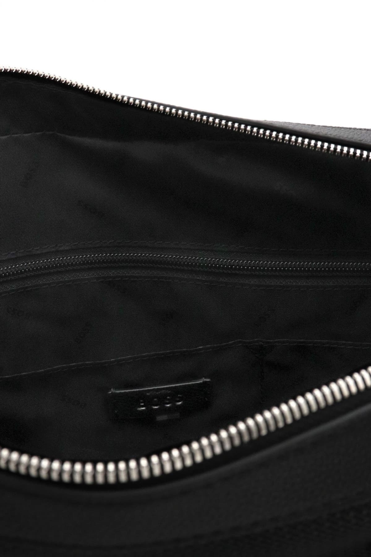 BOSS ΤΣΑΝΤΑ BRIEFCASE RAY M SINGLE DOC. ΜΑΥΡΟ