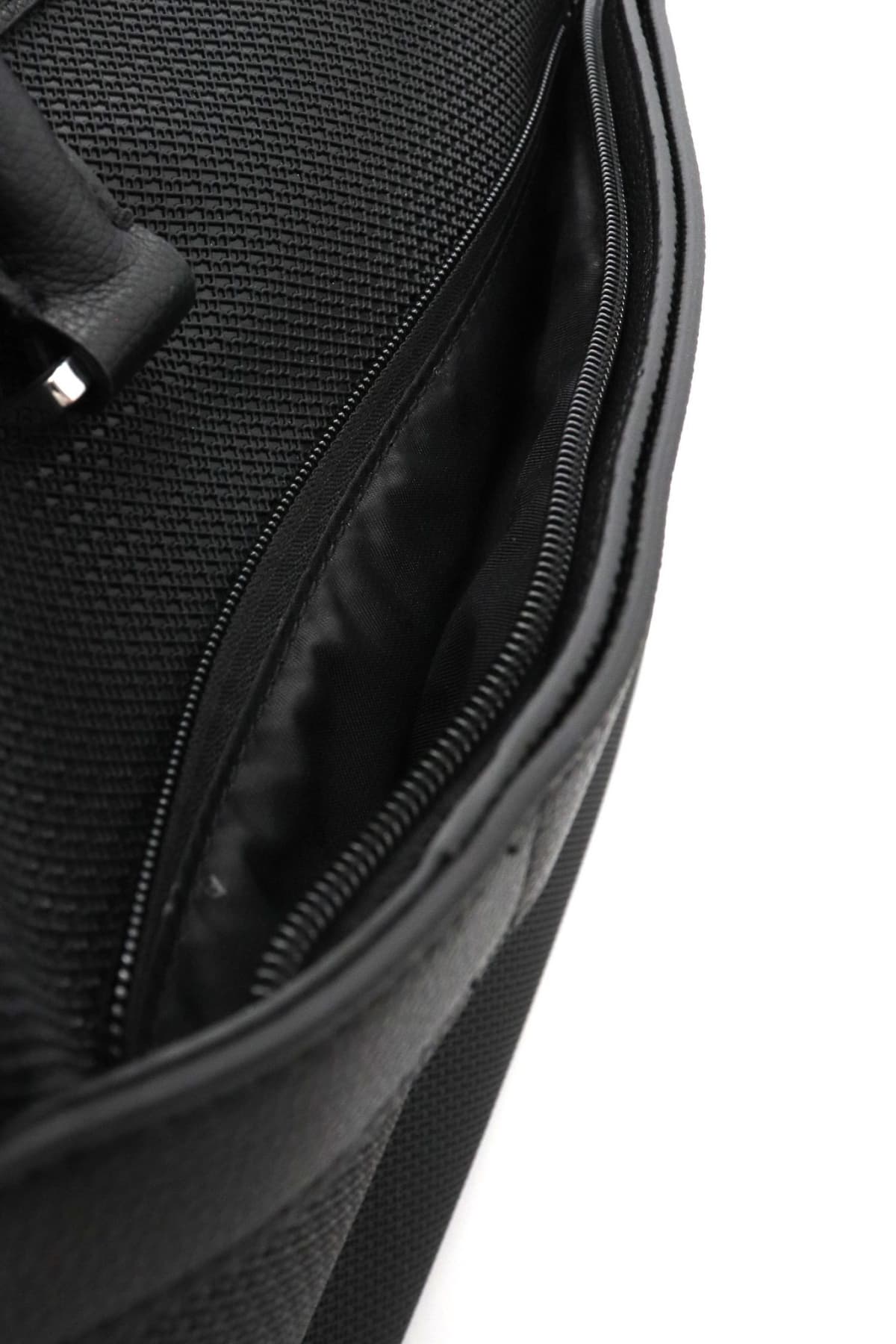 BOSS ΤΣΑΝΤΑ BRIEFCASE RAY M SINGLE DOC. ΜΑΥΡΟ