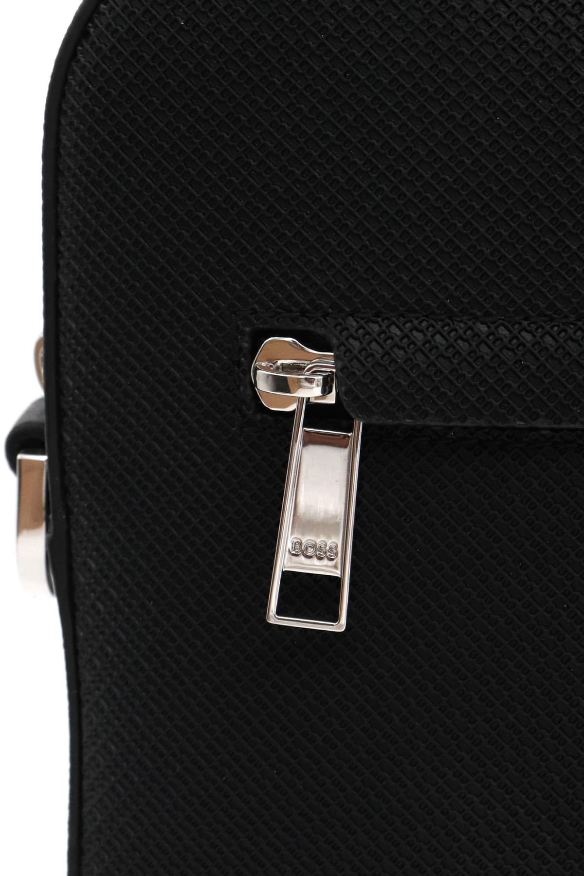 BOSS ΤΣΑΝΤΑ BRIEFCASE RAY M SINGLE DOC. ΜΑΥΡΟ