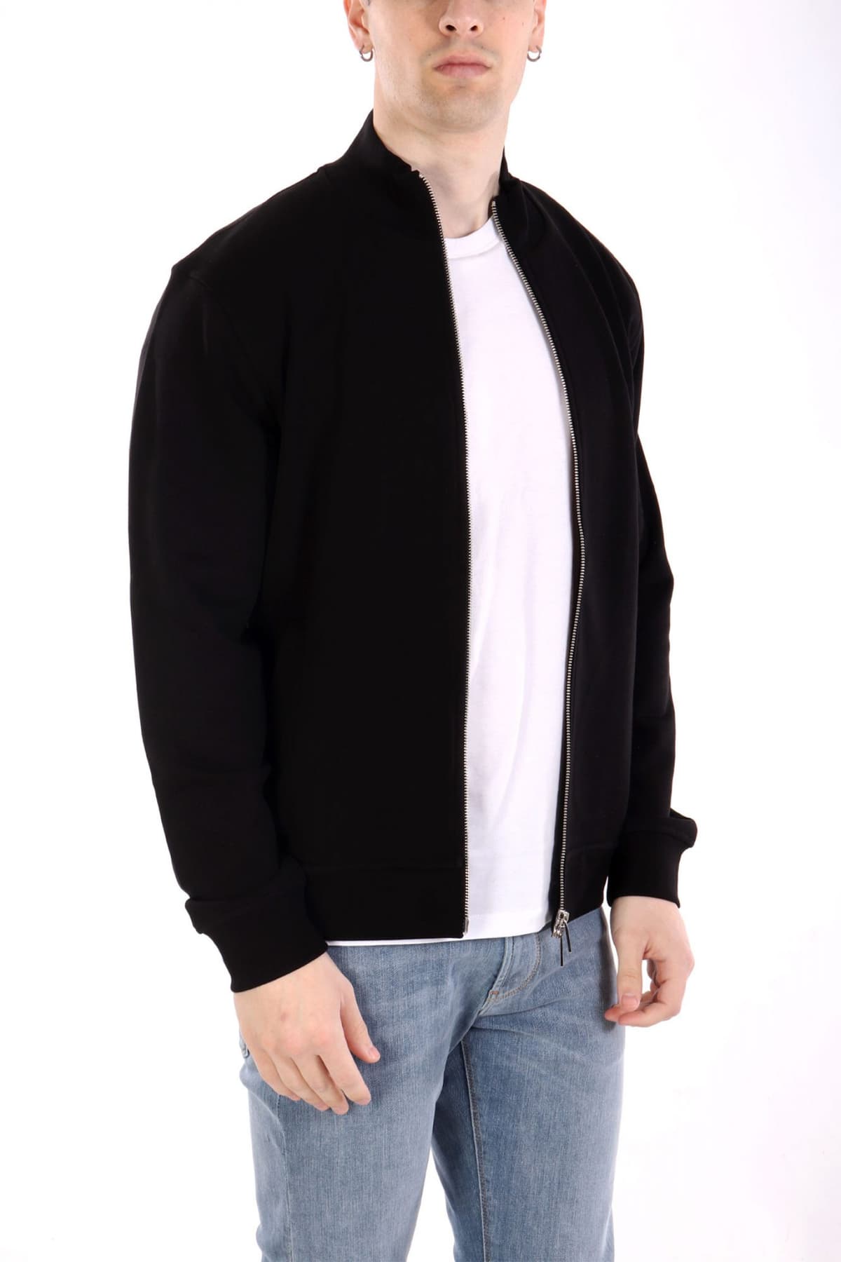 KARL LAGERFELD ΦΟΥΤΕΡ FULLZIP LOGO ΜΑΥΡΟ