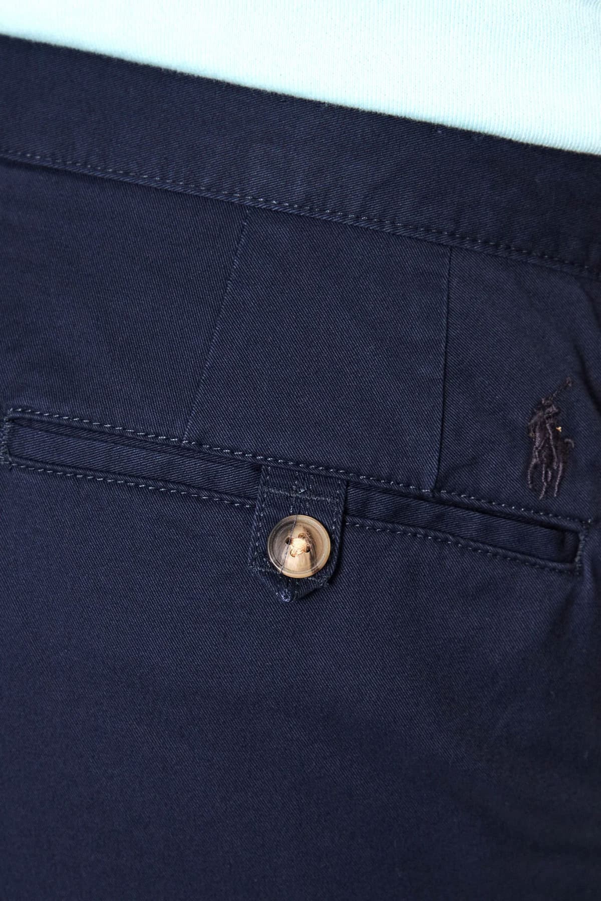 RALPH LAUREN ΒΕΡΜΟΥΔΑ CHINO STRAIGHT FIT STRETCH ΜΠΛΕ