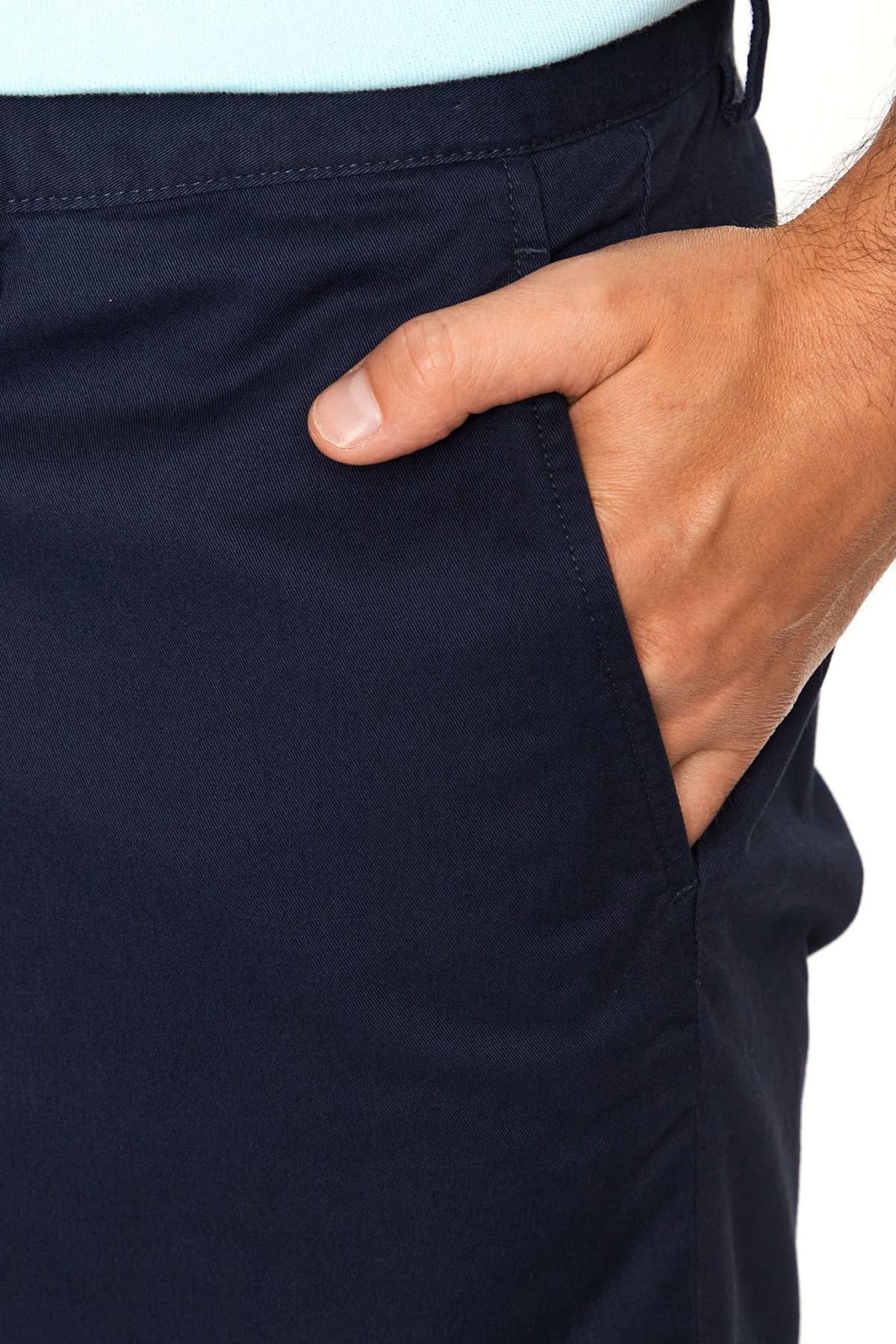 RALPH LAUREN ΒΕΡΜΟΥΔΑ CHINO STRAIGHT FIT STRETCH ΜΠΛΕ