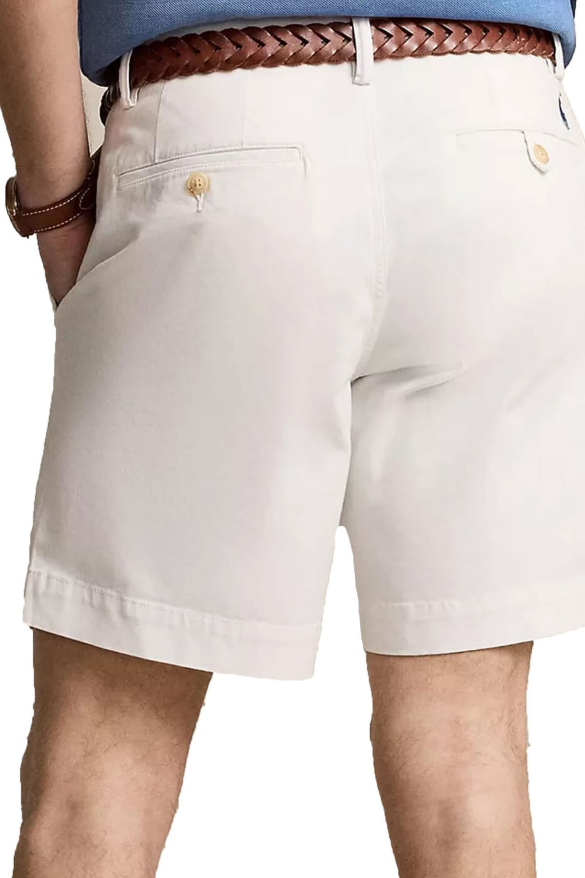 RALPH LAUREN ΒΕΡΜΟΥΔΑ CHINO STRAIGHT FIT STRETCH ΛΕΥΚΟ