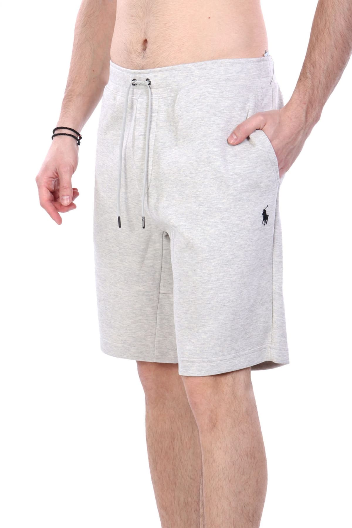 RALPH LAUREN ΒΕΡΜΟΥΔΑ ΦΟΥΤΕΡ LOGO ΓΚΡΙ