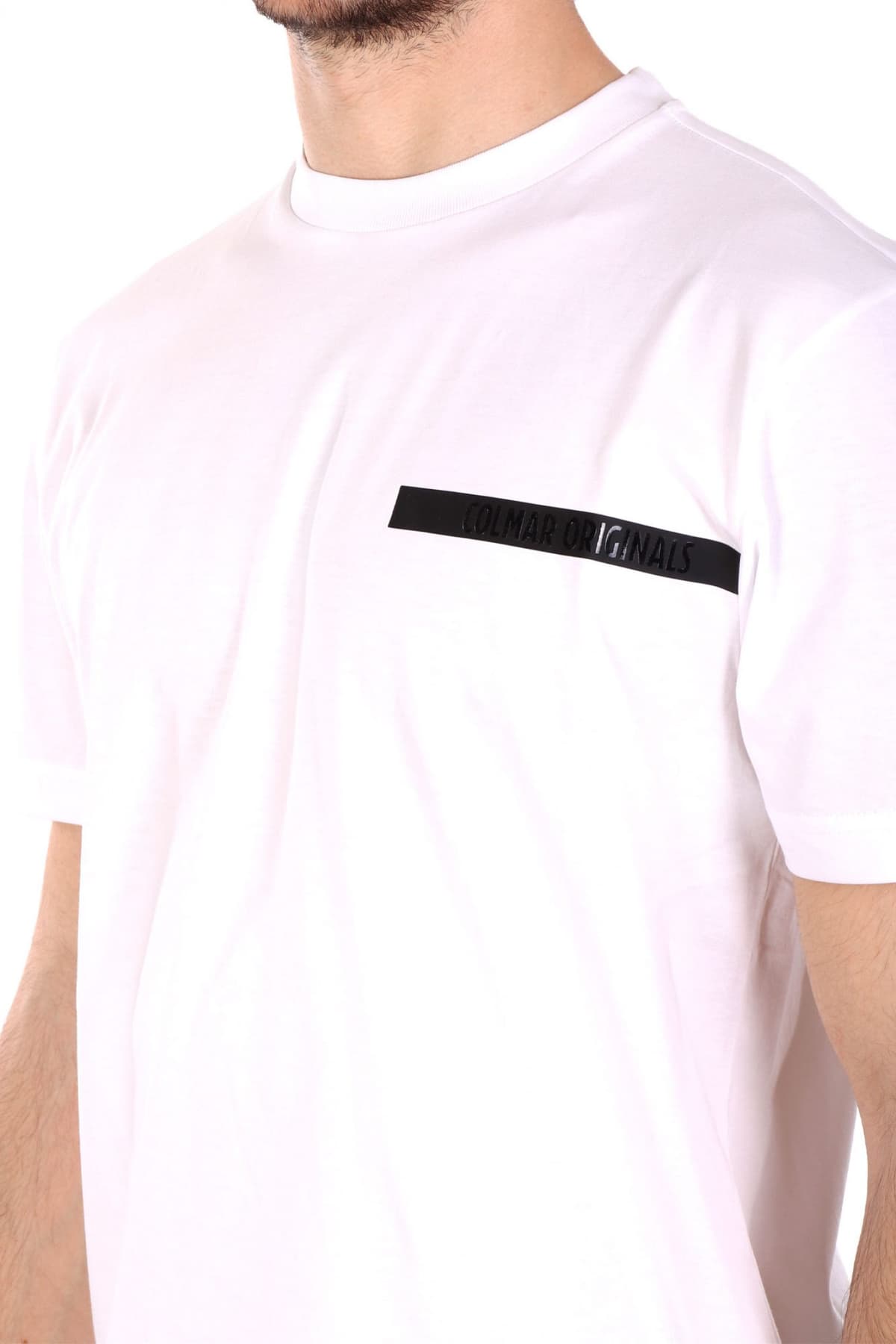 COLMAR T-SHIRT CREW NECK FRIDA LOGO ΛΕΥΚΟ