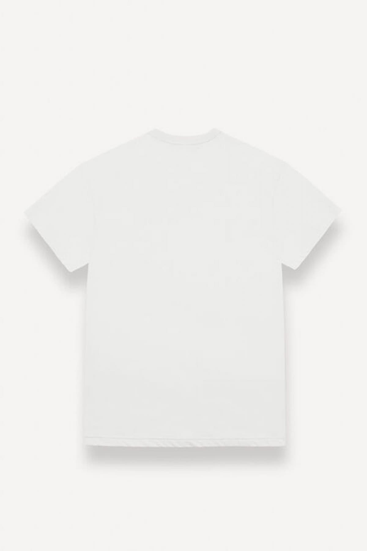 COLMAR T-SHIRT CREW NECK FRIDA LOGO ΛΕΥΚΟ