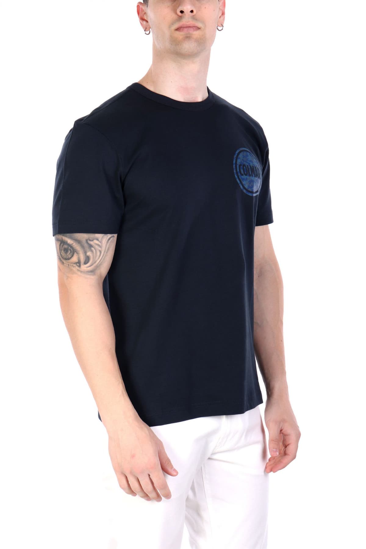 COLMAR T-SHIRT CREW NECK FRIDA LOGO ΜΠΛΕ