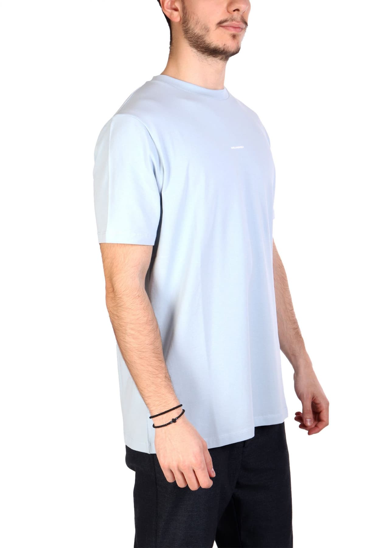 KARL LAGERFELD T-SHIRT LOGO ΣΙΕΛ